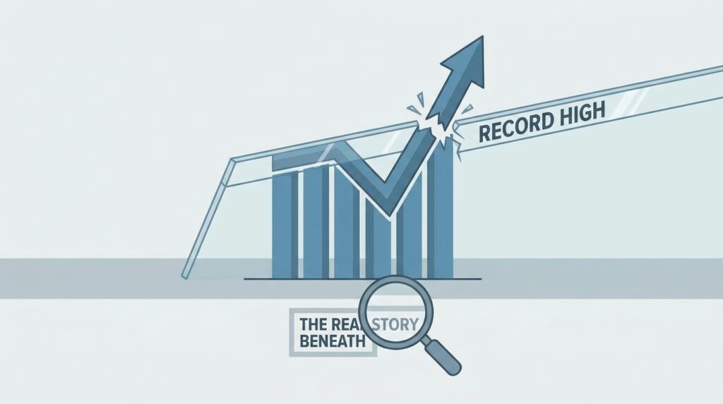 Quarter Shatters Records but the Real Story Lies Beneath the Numbers