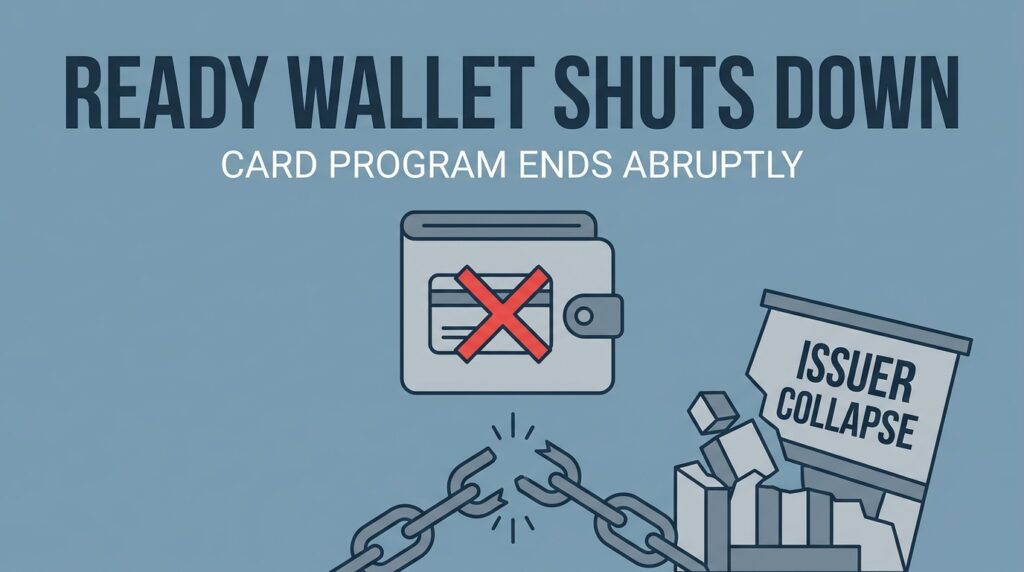 Ready Wallet Abruptly Shuts Down Card Program After Issuer Collapse