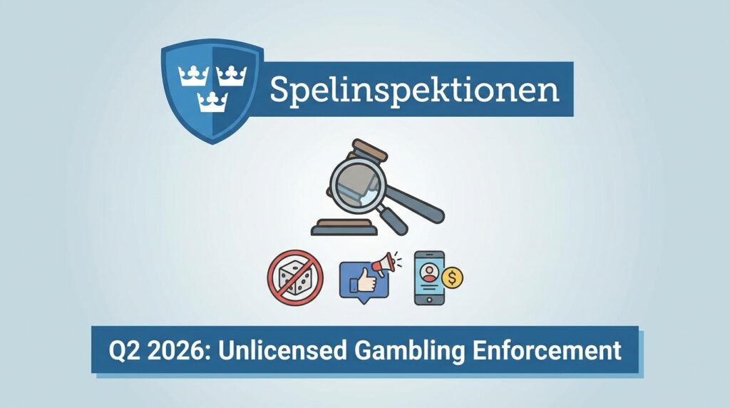 Spelinspektionen Escalates Enforcement Against Unlicensed Gambling in Q2 2026, Targeting Affiliates and Influencers