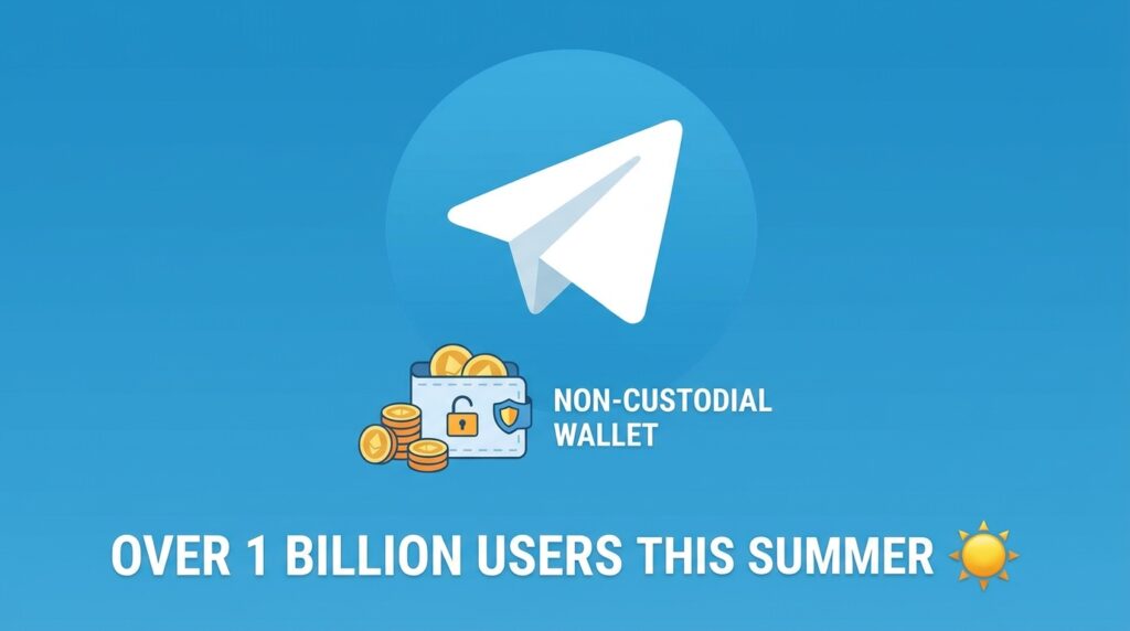 Telegram to Embed Non-Custodial Gram Wallet for Over One Billion Users This Summer