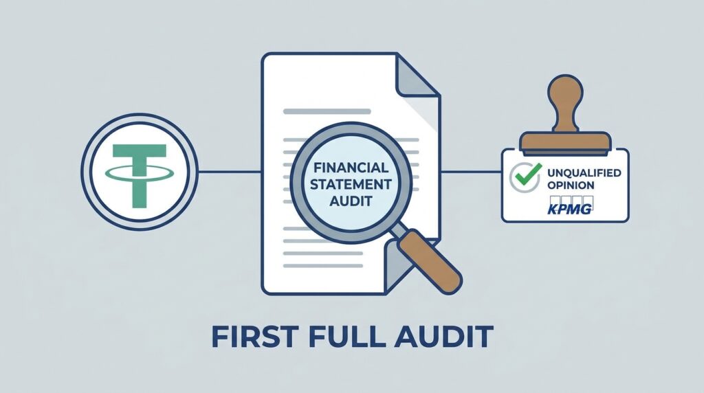 Tether Secures First Full Financial Statement Audit With Unqualified KPMG Opinion
