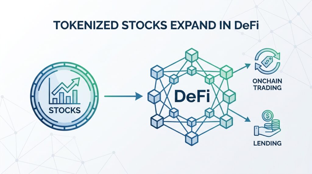 Tokenized Stocks Gain Ground in DeFi as Onchain Trading and Lending Use Cases Expand