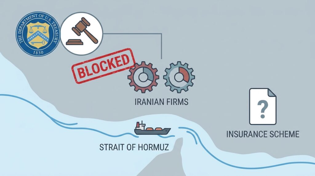 U.S. Treasury Sanctions Two Iranian Firms Over Strait of Hormuz ‘Insurance’ Scheme