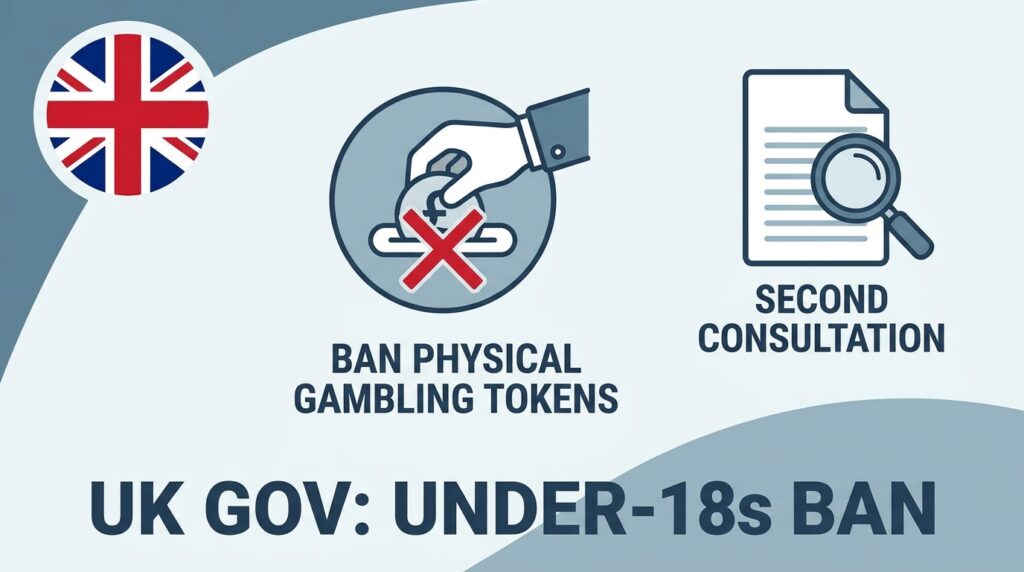 UK Government Launches Second Consultation on Banning Physical Gambling Tokens for Under-18s