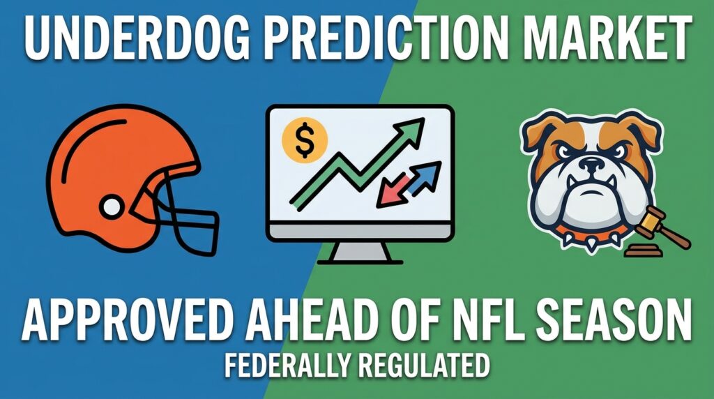 Underdog Launches Federally Approved Prediction Market Exchange Ahead of NFL Season