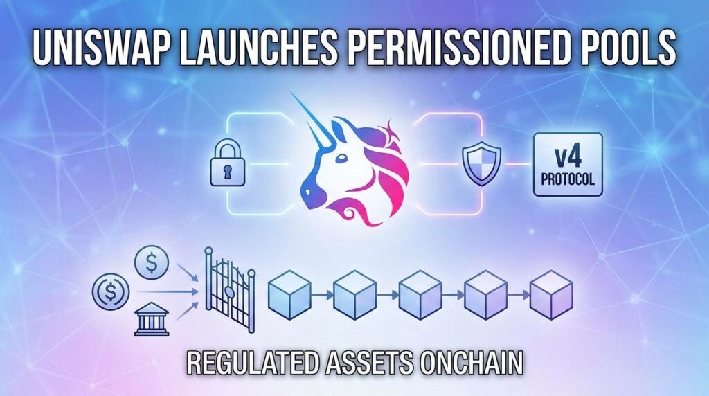 Uniswap Launches Permissioned Pools to Bring Regulated Assets Onchain via v4 Protocol
