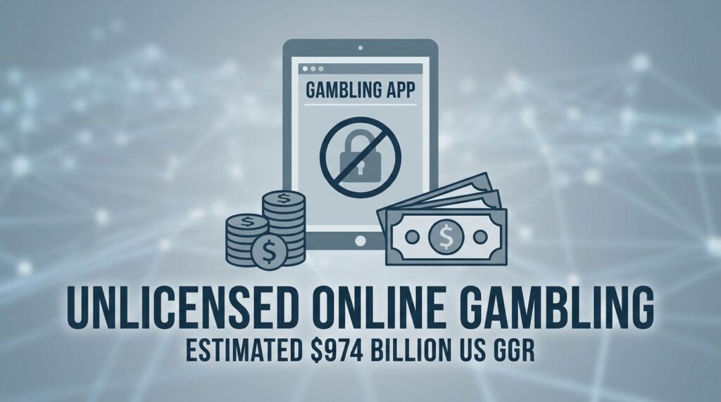 Unlicensed Online Gambling Generated an Estimated $974 Billion in US Gross Gaming Revenue