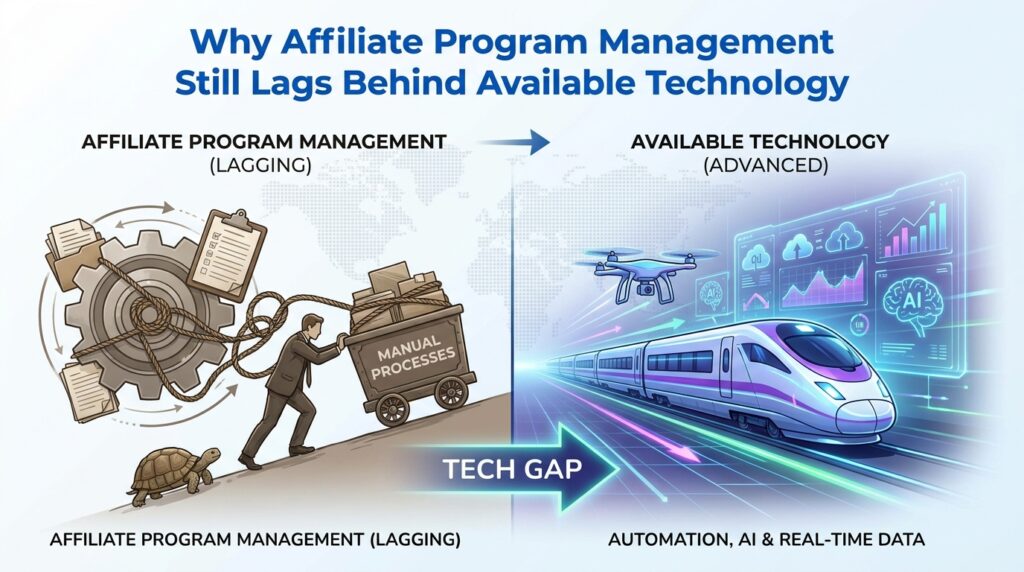 Why Affiliate Program Management Still Lags Behind Available Technology