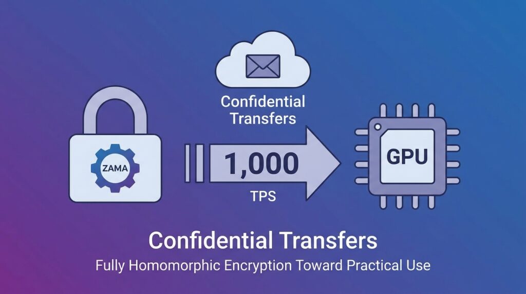 Zama Claims 1,000 Confidential Transfers Per Second on GPUs, Pushing Fully Homomorphic Encryption Toward Practical Use