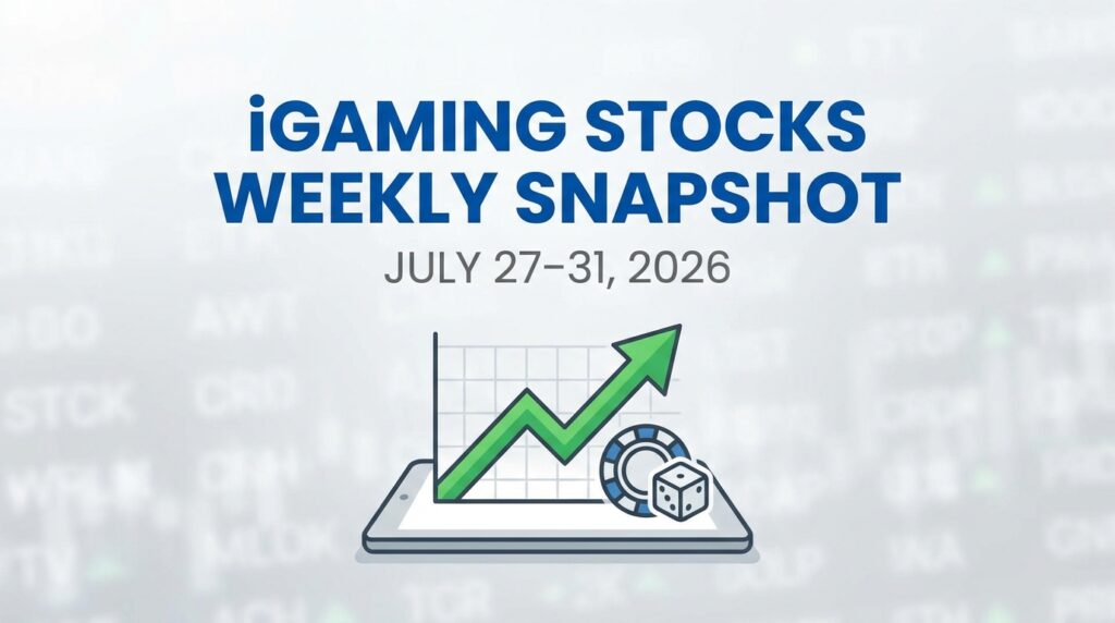 iGaming Stocks Weekly Snapshot: How Publicly Listed Gambling Companies Performed July 27–31, 2026