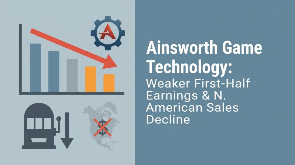 Ainsworth Game Technology Posts Weaker First-Half Earnings as North American Machine Sales Decline