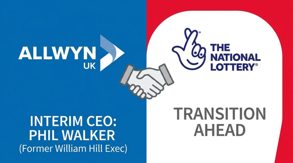 Allwyn UK Taps Former William Hill Executive Phil Walker as Interim CEO Ahead of National Lottery Transition