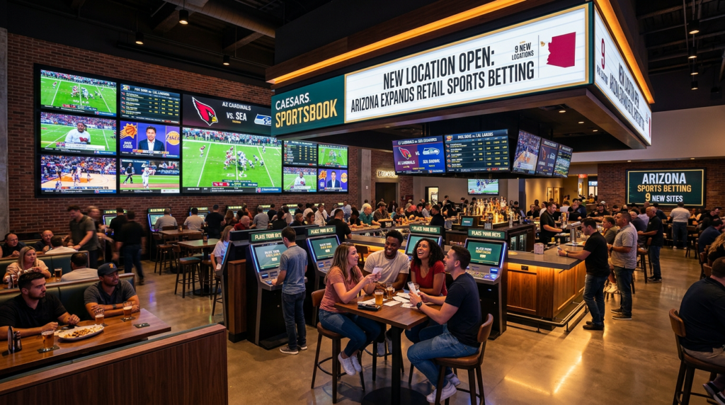 Arizona Expands Retail Sports Betting with Nine New Locations
