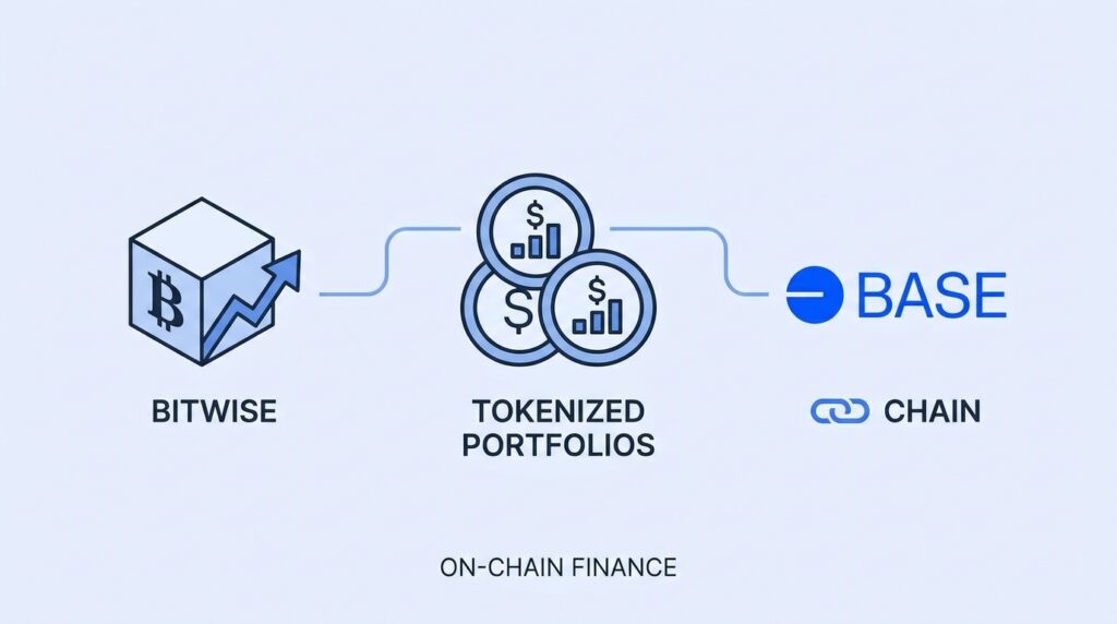 Bitwise Launches Tokenized Stock Portfolios on Base, Expanding Coinbase’s On-Chain Finance Push