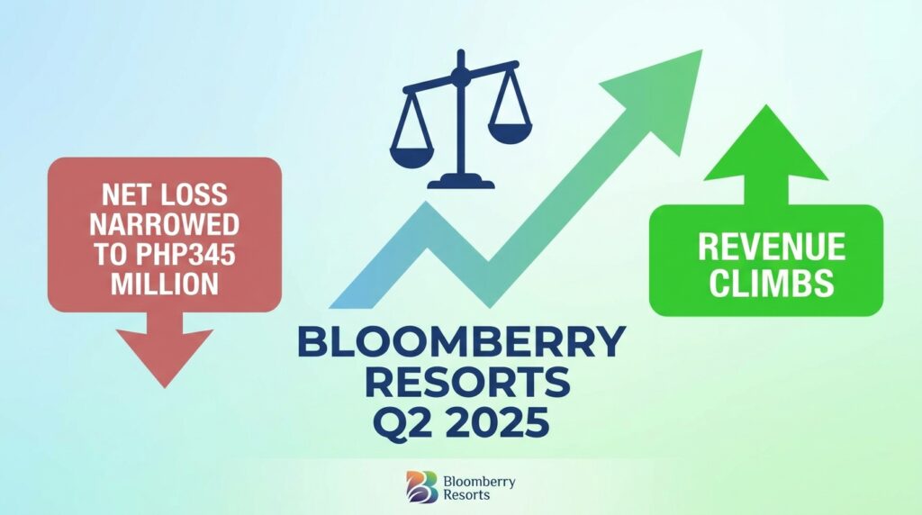 Bloomberry Resorts Narrows Q2 2025 Net Loss to PHP345 Million as Revenue Climbs