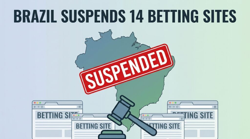 Brazil Suspends 14 Federally Authorised Betting Sites Over Regulatory Failures