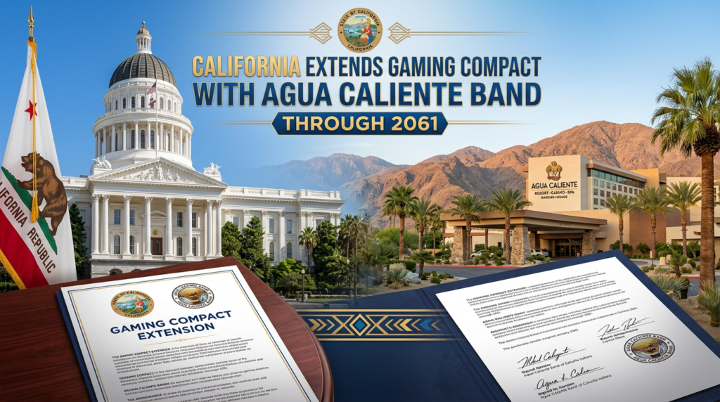 California Extends Gaming Compact with Agua Caliente Band Through 2061