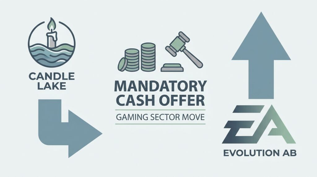 Candle Lake Launches Mandatory Cash Offer for Evolution AB in Landmark Gaming Sector Move