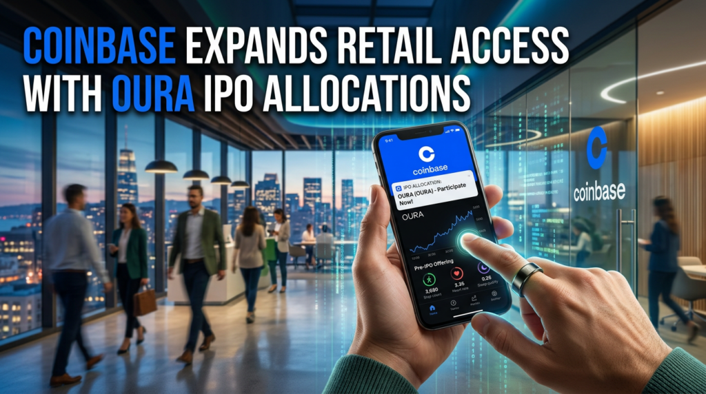 Coinbase Expands Retail Access with Oura IPO Allocations