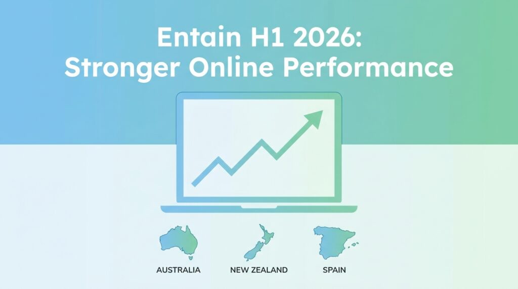 Entain Posts Stronger Online Performance Across Australia, New Zealand and Spain in H1 2026