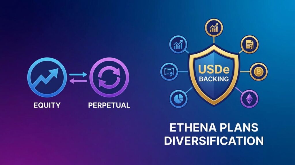 Ethena Plans Equity-Perpetual Basis Trades to Diversify USDe Backing Strategy