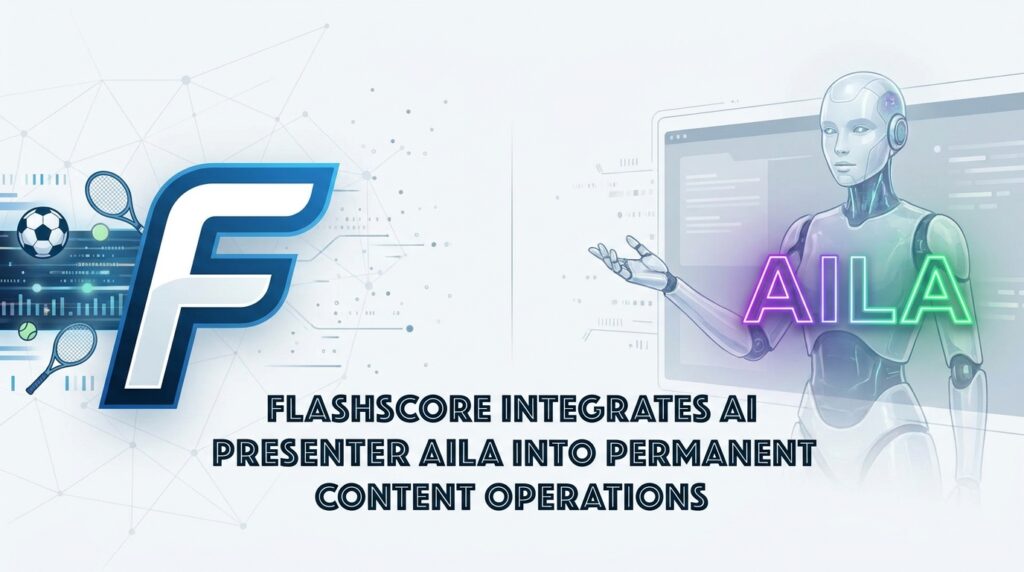 Flashscore Integrates AI Presenter AILA Into Permanent Content Operations After Successful Pilot