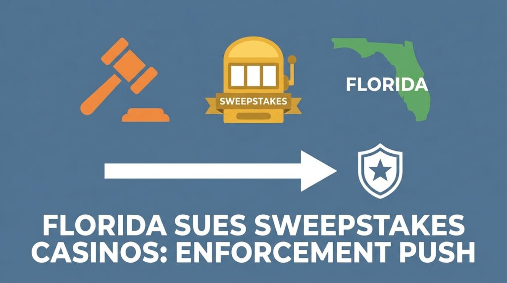 Florida Files Lawsuit Against Sweepstakes Casinos in Major Enforcement Push