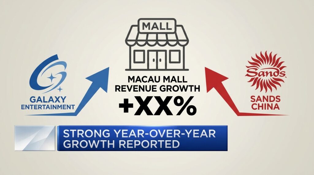 Galaxy Entertainment and Sands China Post Strong Year-Over-Year Growth in Macau Mall Revenue