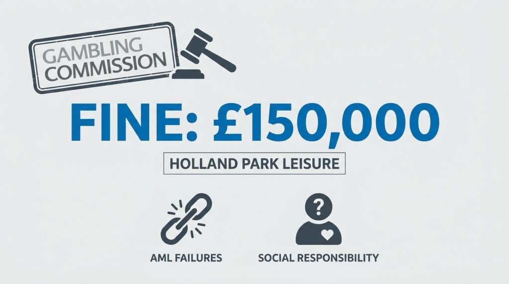 Gambling Commission Fines Holland Park Leisure £150,000 Over AML and Social Responsibility Failures