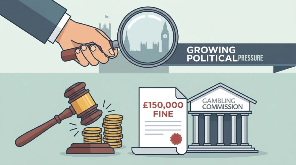 Gambling Commission Levies £150,000 Fine on AGC Amid Growing Political Pressure on UK Gambling Sector