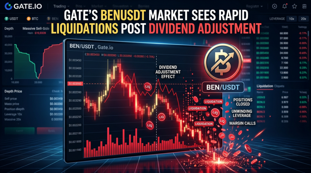 Gate’s BENUSDT Market Sees Rapid Liquidations Post Dividend Adjustment