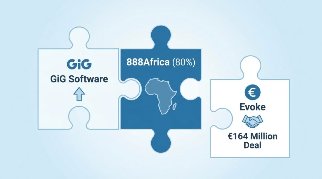 GiG Software Moves to Acquire 80% of 888Africa from Evoke in Deal Worth Up to €164 Million