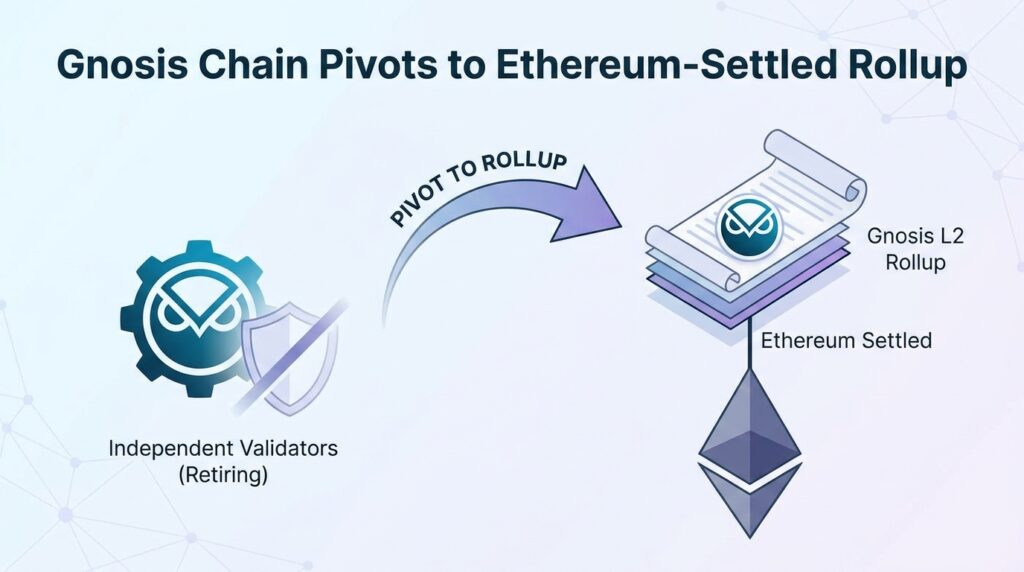Gnosis Chain Pivots to Ethereum-Settled Rollup, Retiring Independent Validator Set