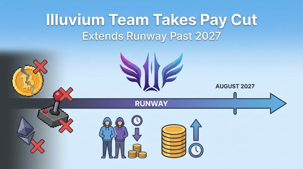 Illuvium Team Takes Another Pay Cut to Extend Runway Past August 2027 as Crypto Gaming Studios Fold