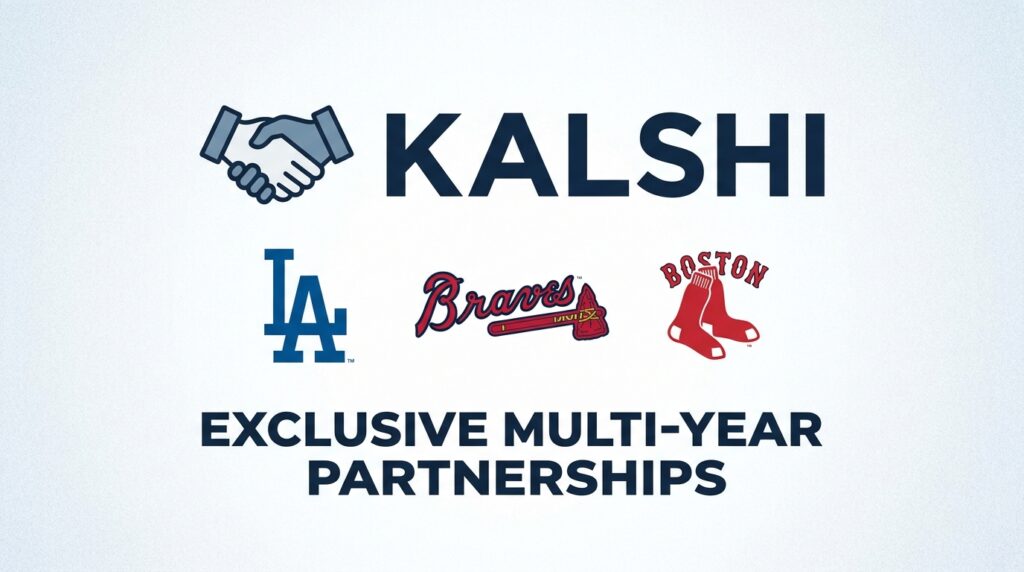 Kalshi Strikes Exclusive Multi-Year Partnerships with MLB Franchises Including Dodgers, Braves, and Red Sox