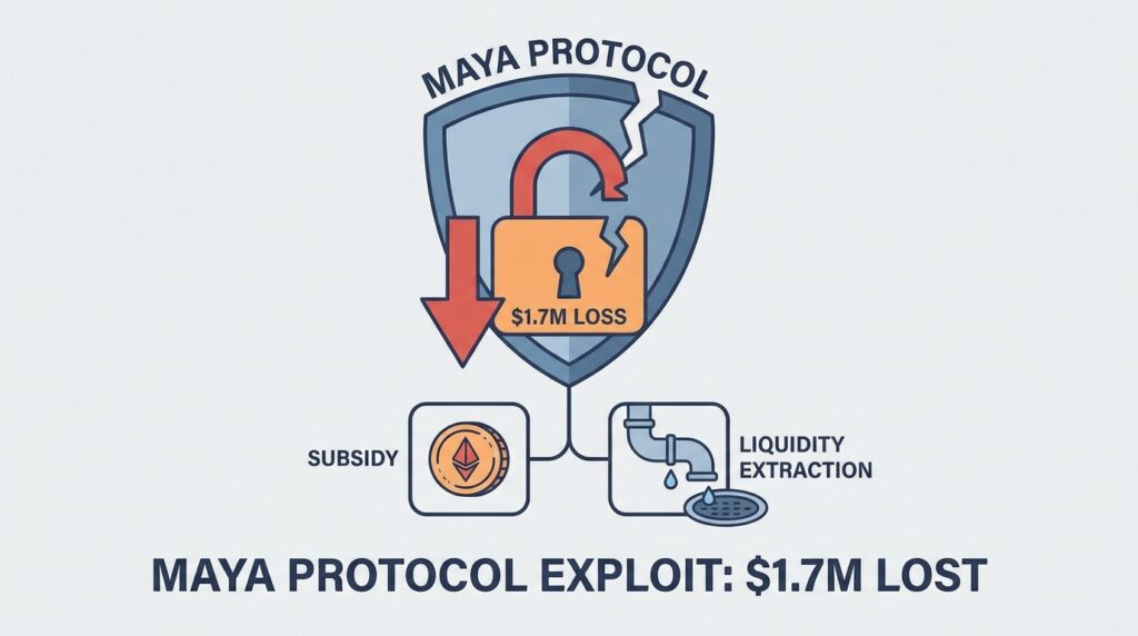 Maya Protocol Loses $1.7 Million in Exploit Involving Fabricated Subsidy and Liquidity Extraction