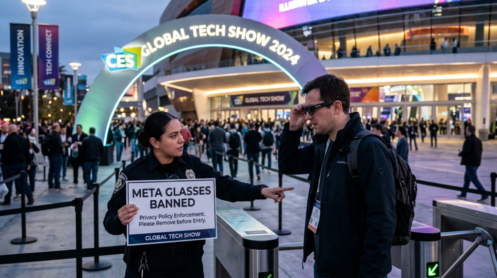 Meta Glasses Banned from Major Tech Show Amid Privacy Concerns