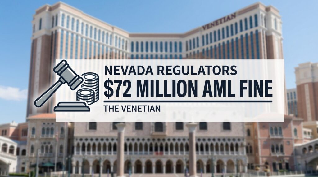 Nevada Regulators Impose $72 Million AML Fine on The Venetian in Landmark Enforcement Action