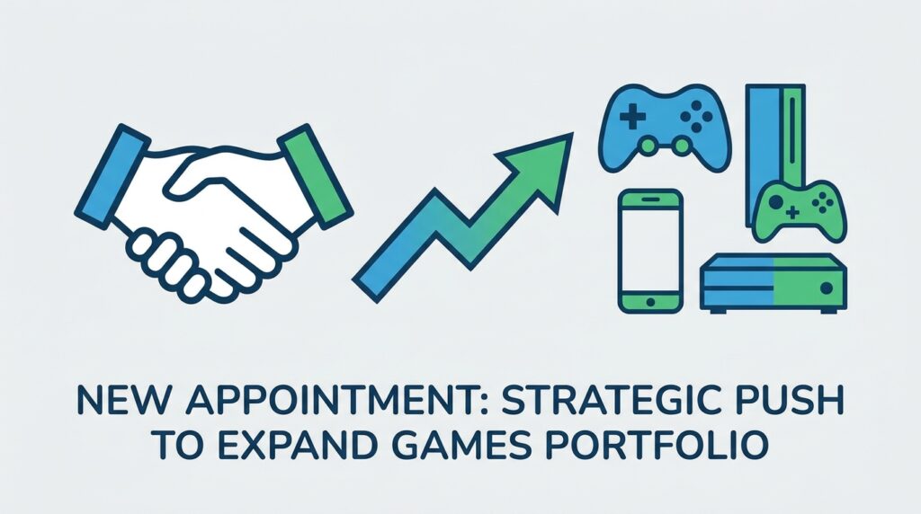 New Appointment Signals Strategic Push to Expand Games Portfolio