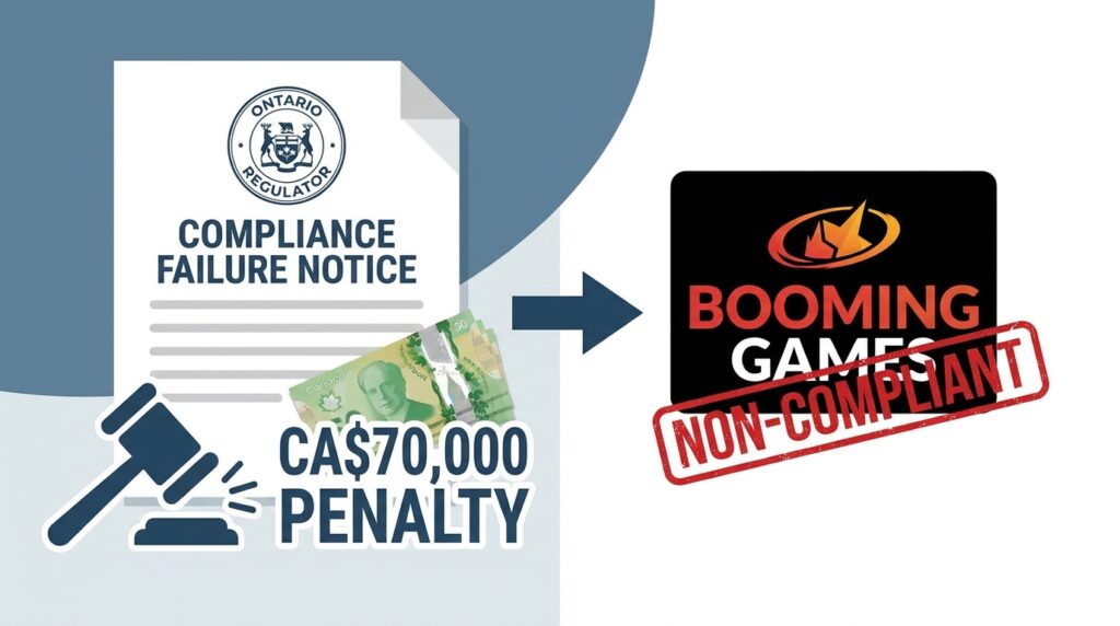 Ontario Regulator Hits Booming Games with CA$70,000 Penalty for Compliance Failures