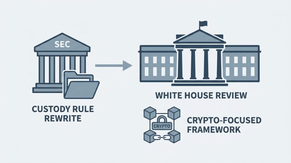 SEC Custody Rule Rewrite Enters White House Review With Crypto-Focused Framework