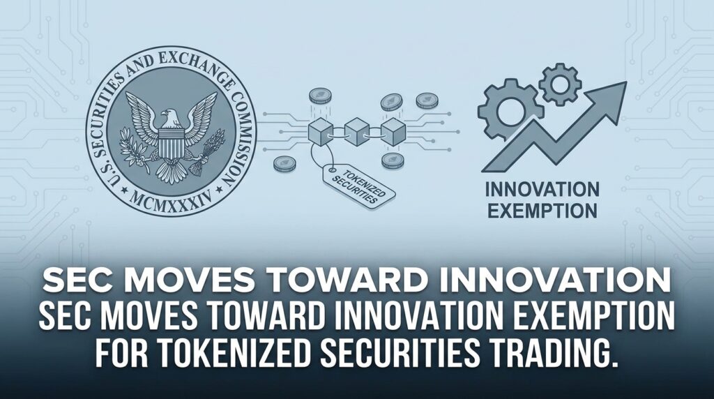 SEC Moves Toward Innovation Exemption for Tokenized Securities Trading