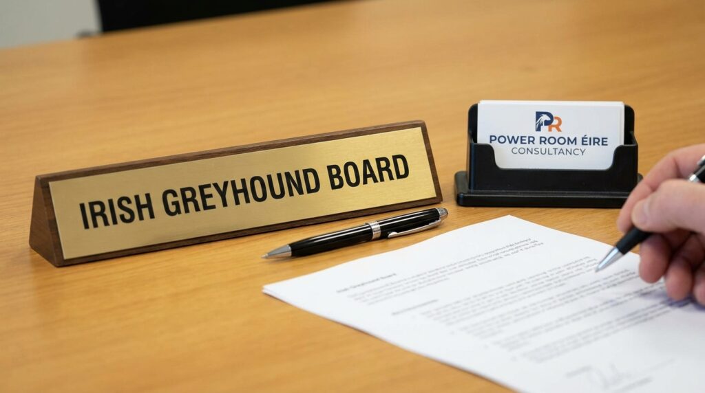 Sharon Power Appointed to Irish Greyhound Board While Retaining Power Room Éire Consultancy