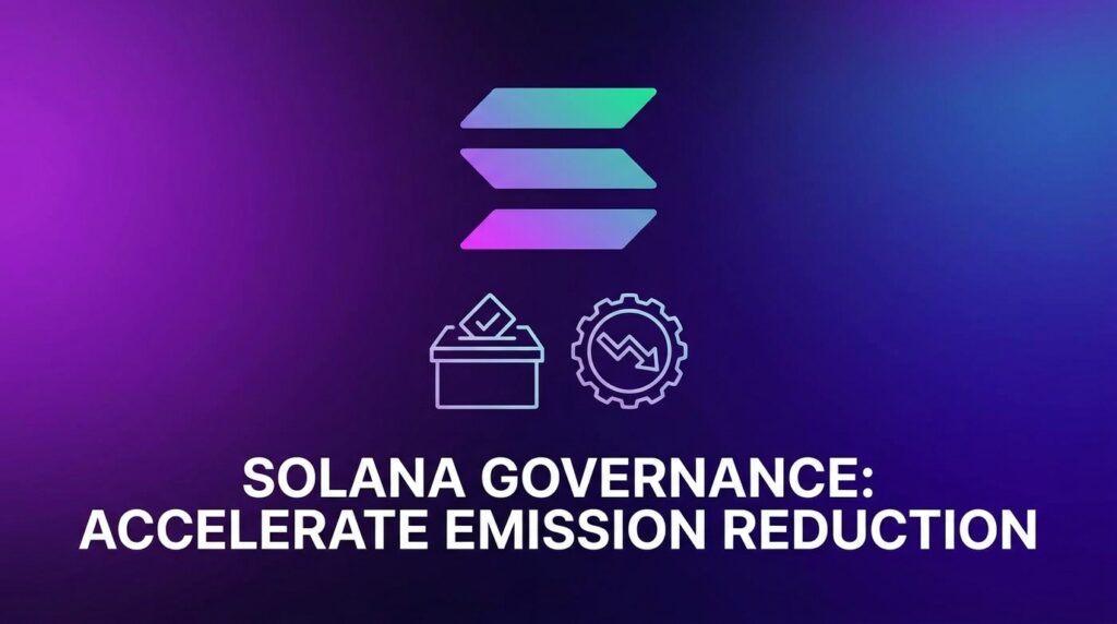 Solana Validators Vote to Accelerate SOL Emission Reduction in Historic Governance Decision