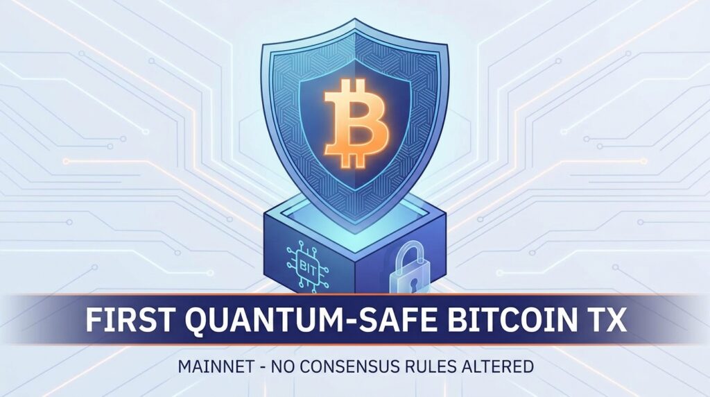 StarkWare Mines First Quantum-Safe Bitcoin Transaction on Mainnet Without Altering Consensus Rules