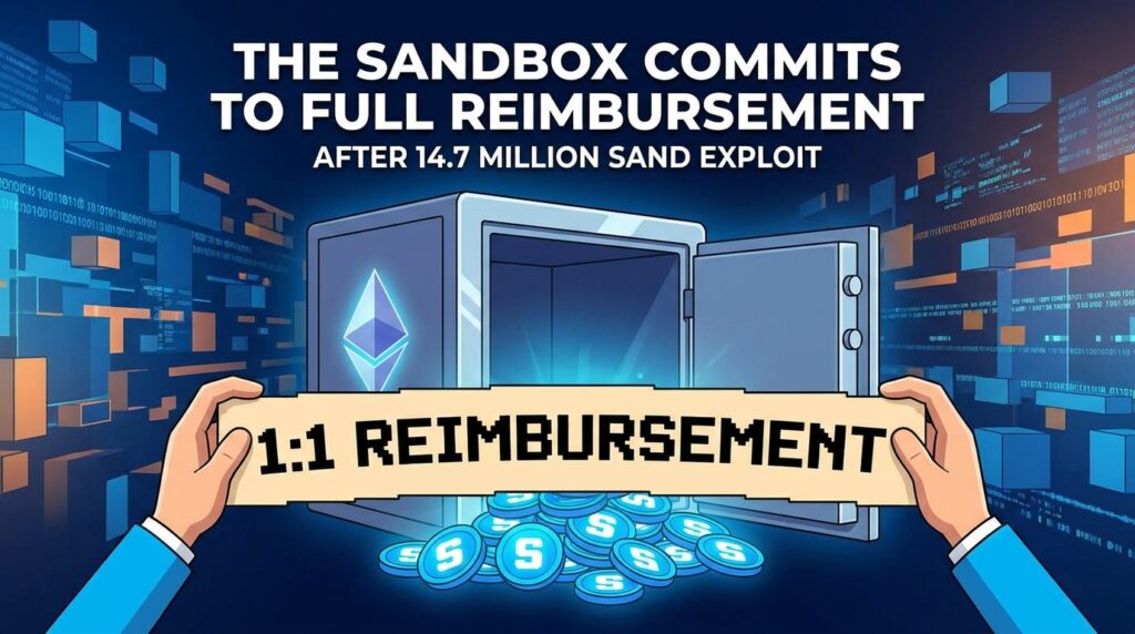 The Sandbox Commits to Full 1:1 Reimbursement After 14.7 Million SAND Exploit on Ethereum Vault