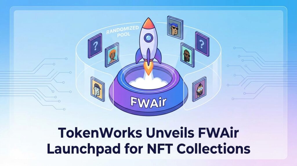 TokenWorks Unveils FWAir: A New Launchpad for NFT Collections Inside Fake World Assets’ Randomized Pool