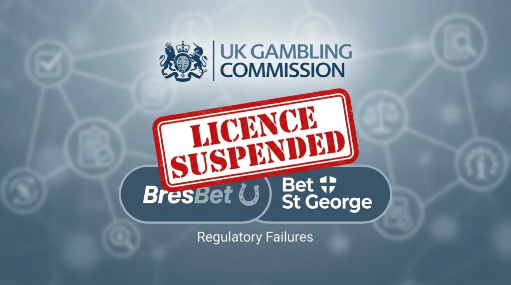 UK Gambling Commission Suspends Licences of BresBet and Bet St George Over Regulatory Failures