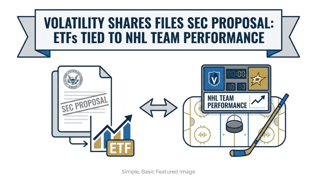 Volatility Shares Files SEC Proposal to Launch ETFs Tied to NHL Team Performance