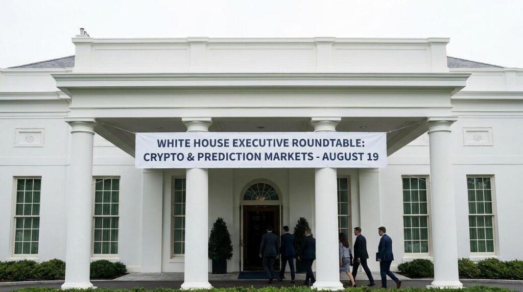 White House to Host Crypto and Prediction Market Executives on 19 August